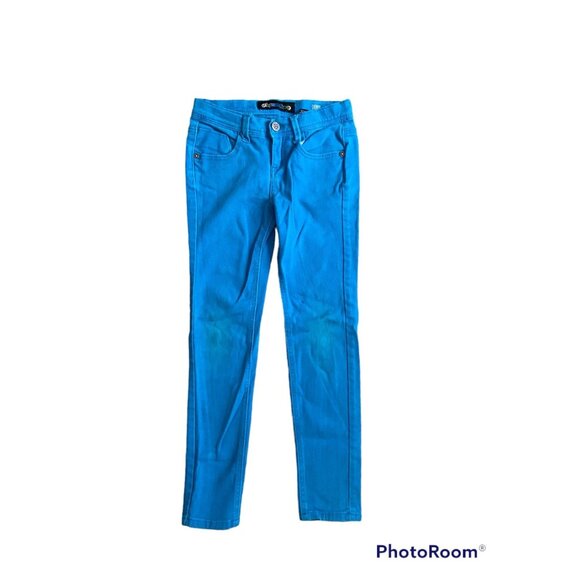 Girls Blue Imperial Star Jeans Pants size 8 - Picture 1 of 4